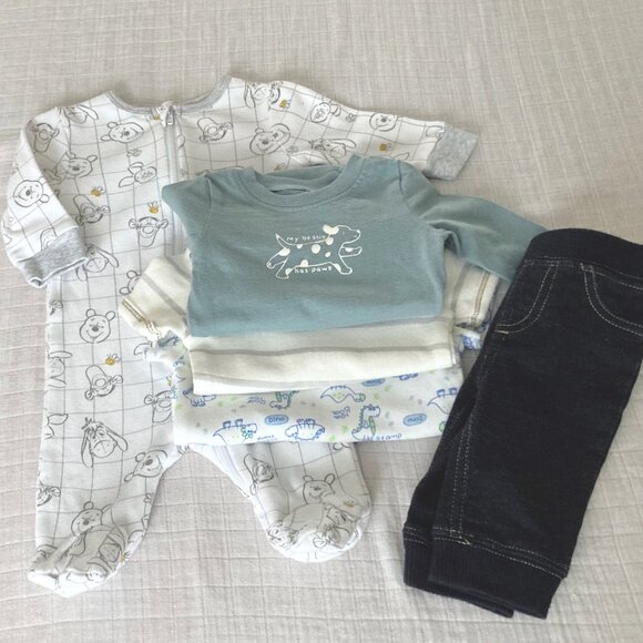 Baby Boy Bundle Newborn- Blue/Neutral - Picture 2 of 14